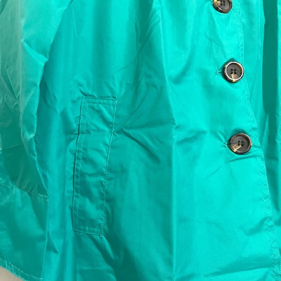 Button-Up Hooded Rain Jacket - Picture 7 of 11